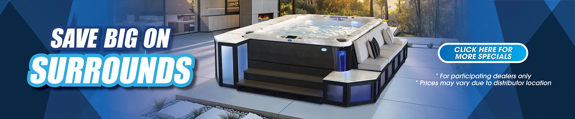 Calspas hot tub being used in a family setting - Lapeer