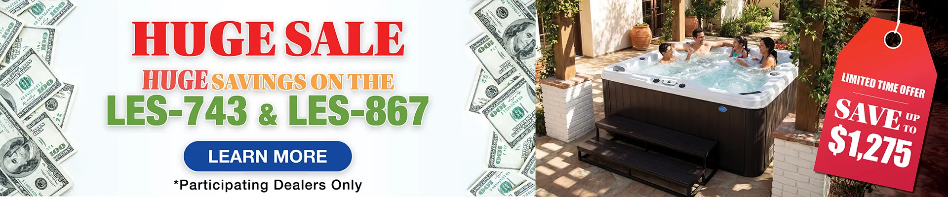 Calspas hot tub being used in a family setting - Lapeer